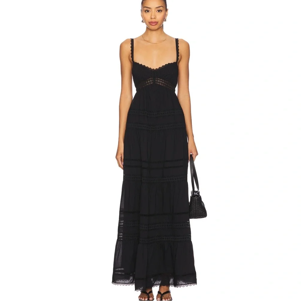 House of Harlow 1960 | Dresses | House Of Harlow 96 X Revolve Delilah Maxi  Dress In Black | Poshmark